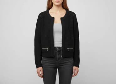 kurtki zimowe damskie c a: Kardigan damski, rozmiar M — 7