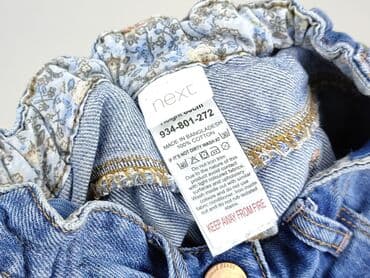 jeansy woskowane: Spodnie jeansowe, Next, 9-12 miesięcy, stan - Bardzo dobry — 4