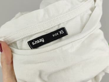 sinsay t shirty damskie: Sinsay, T-shirt damski, rozmiar XS — 4