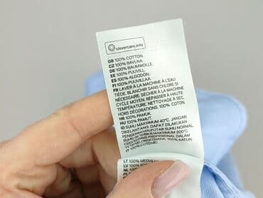 niebieska bluza hm: H&M, Koszulа dla mężczyzn, rozmiar S — 5