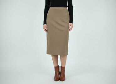 spódnice sliczna spódniczka ołówkowe midi zamek 4 kolory: Spódnica damska, rozmiar S — 1