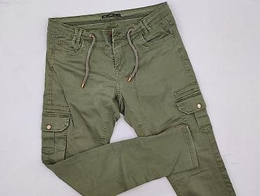 spodnie cargo jeans: Cargo, Spodnie cargo damskie, rozmiar L — 1