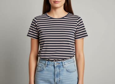 striped t shirty: QUIOSQUE, T-shirt damski, rozmiar M — 6