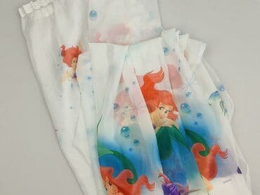 czarne zasłony pepco: Firana dziecięca z bohaterką Małej Syrenki (Disney) - Materiał — 1