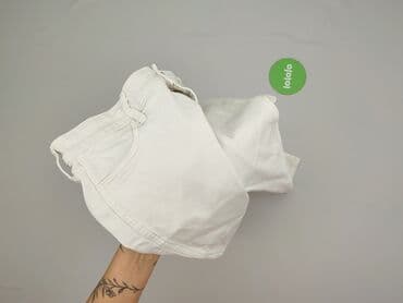 białe damskie jeansy: H&M, Jeansy damskie, rozmiar M — 6