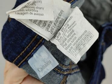 spódnice jeansowe ciemna: CAMAIEU, Spódnica damska, rozmiar L — 4