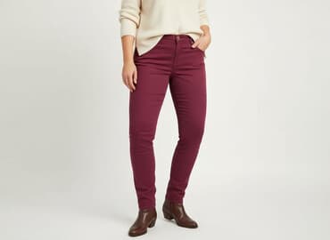 strona z używanymi ubraniami: Material trousers for women, size XL — 1