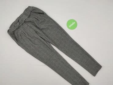 ubrania w pepitkę: Spodnie materiałowe damskie, rozmiar M — 3