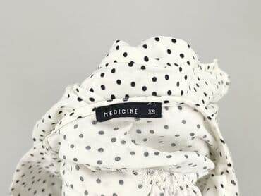 biale rajstopy w czarne kropki: Medicine, Bluzka damska, XS — 4