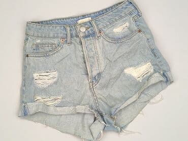 krótkie spodenki niebieskie: H&M, Szorty damskie, rozmiar XS — 1