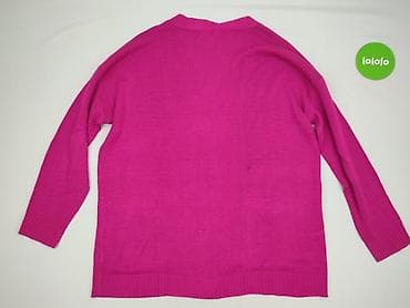 sweter dekolt v: Kardigan damski, rozmiar XL — 3