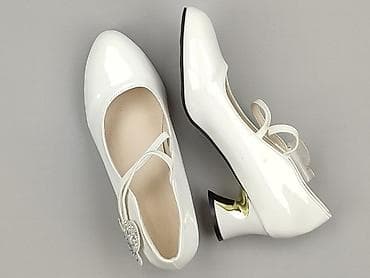 ccc komunijne: Białe lakierowane czółenka damskie, rozmiar 41. - Klasyczny — 1