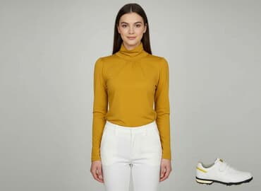 new yorker top z kwadratowym dekoltem: MEGI, Golf damski, S — 6