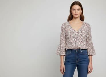 piękne bluzki z wiskozy: Bluzka damska, XS — 7