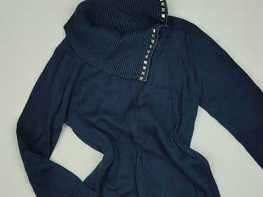 sweter z tiulowymi rękawami: Sweter damski, rozmiar M — 1