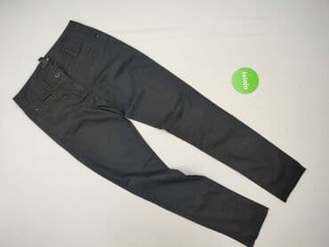 dżinsy czarne: H&M, Spodnie materiałowe damskie, rozmiar M — 2