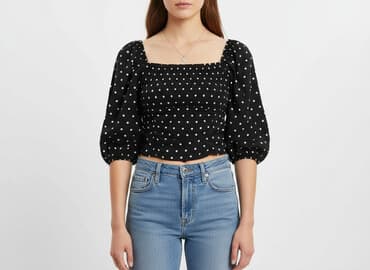 bluzki z baskinką duże rozmiary: Zara, Bluzka damska, rozmiar S — 8