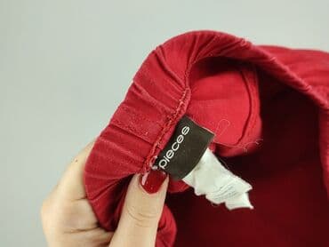 czerwone leginsy: Pieces, Legginsy Eleganckie damskie, rozmiar S — 4