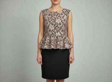 sukienki na wesele z baskinką: Women`s dress, size L — 1