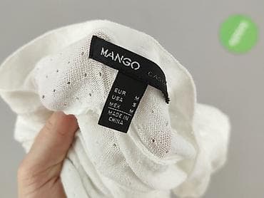 bialy moherowy sweter: Mango, Kardigan damski, rozmiar M — 4