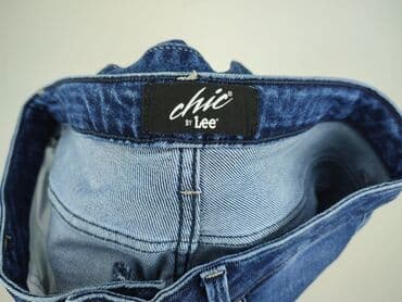 legginsy z wysokim stanem modelujące: Jeansy damskie, M — 4