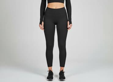 krótkie legginsy damskie z wysokim stanem: Leggings Sports for women, size S — 1