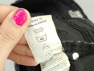 czarne spodnie damskie stradivarius: Jeansy damskie, rozmiar S — 5