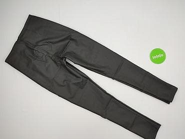 sizeer spodnie: Sinsay, Legginsy Ze skóry ekologicznej damskie, rozmiar L — 3