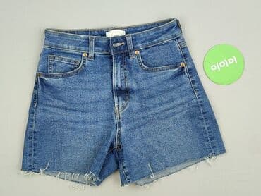 hm krótkie spodenki dzins low waist: H&M, Szorty damskie, rozmiar S — 2