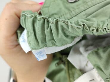 krótkie spodenki niemowlęce 74: Baby material trousers, 12-18 months, 80-86 cm, TEX, condition - Very good — 5