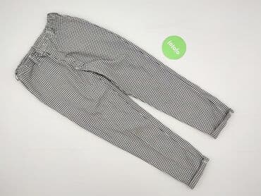 spodnie z zapięciem na nogawkach: Material trousers for women, size S — 3