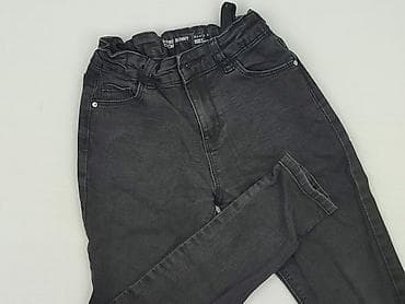 spodnice xl: Spodnie jeansowe, 9 lat, 128/134, stan - Bardzo dobry — 1