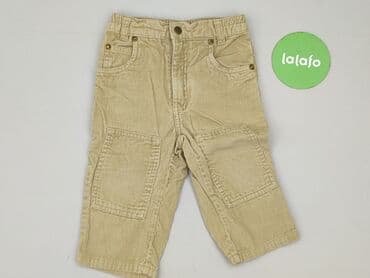woskowane spodnie mohito: Baby material trousers, 9-12 months, 74-80 cm, condition - Very good — 2