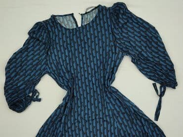 niebieska satynowa sukienka zara: Zara, Sukienka damska, rozmiar M — 1