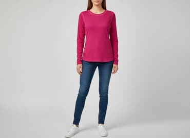 bluzki fuksja allegro: Esmara, Women`s T-shirt, size L — 1