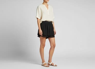 zalando spódnico spodenki: H&M, Szorty damskie, rozmiar L — 7