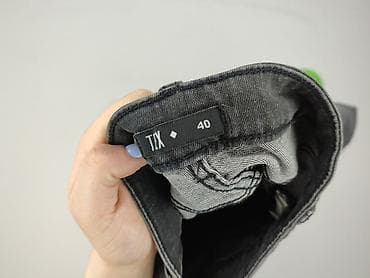 moda jeansy: Jeansy damskie, rozmiar L — 4