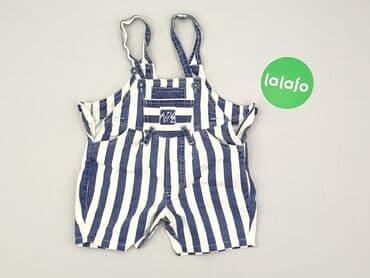 bluzka z traktorem dla chłopca: Dungarees, 6-9 months, condition - Good — 2
