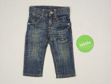 spodnie despacito: Denim pants, Benetton, 6-9 months, condition - Perfect — 2