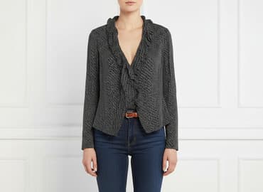 koszulka barcelony z napisem: CAMAIEU, Bluzka damska, M — 7