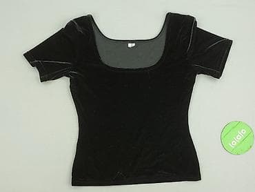 czarne bluzki basic: Top damski, rozmiar M — 2
