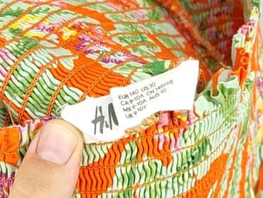 sukienka boho midi: Sukienka, H&M, 10 lat, 134-140 cm, stan - Idealny — 6