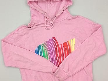 sweter patchwork: Clockhouse, Bluza z kapturem damska, rozmiar M — 1