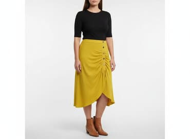 reserved żółta spódnice: Asos, Spódnica damska, rozmiar 2XL — 6