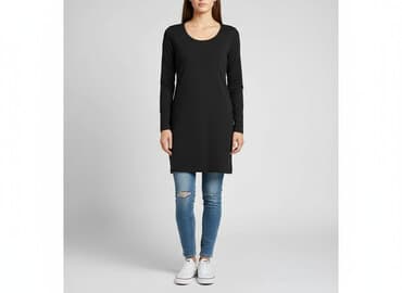 bonprix czarne sukienki: Bonprix, T-shirt damski, rozmiar M — 6