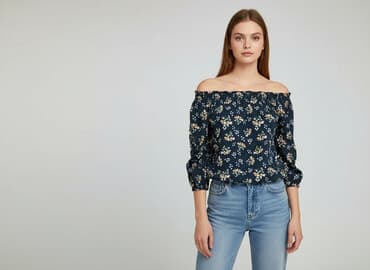 sinsay bluzki z krótkim rękawem: Sinsay, Bluzka damska, rozmiar S — 6