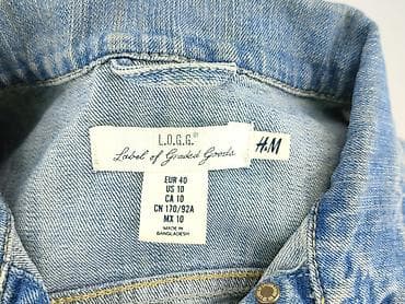kurtka tk maxx: H&M L.O.G.G., Kurtka jeansowa damska, rozmiar M — 4