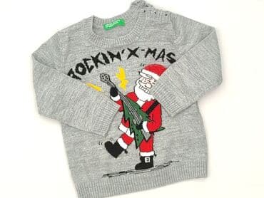 czarne rajstopy z wzorami: Sweater, Benetton, 6-9 months, condition - Very good — 1