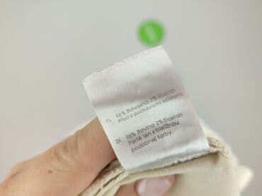 jeansy ecru: Spodnie materiałowe damskie, rozmiar S — 4