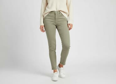 zielone jeansy damskie: Denim, Jeansy damskie, rozmiar L — 6